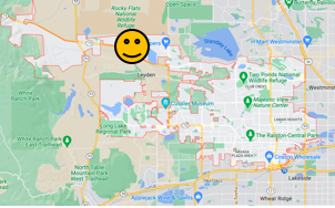 Map of Arvada, Colorado Candelas neighborhood